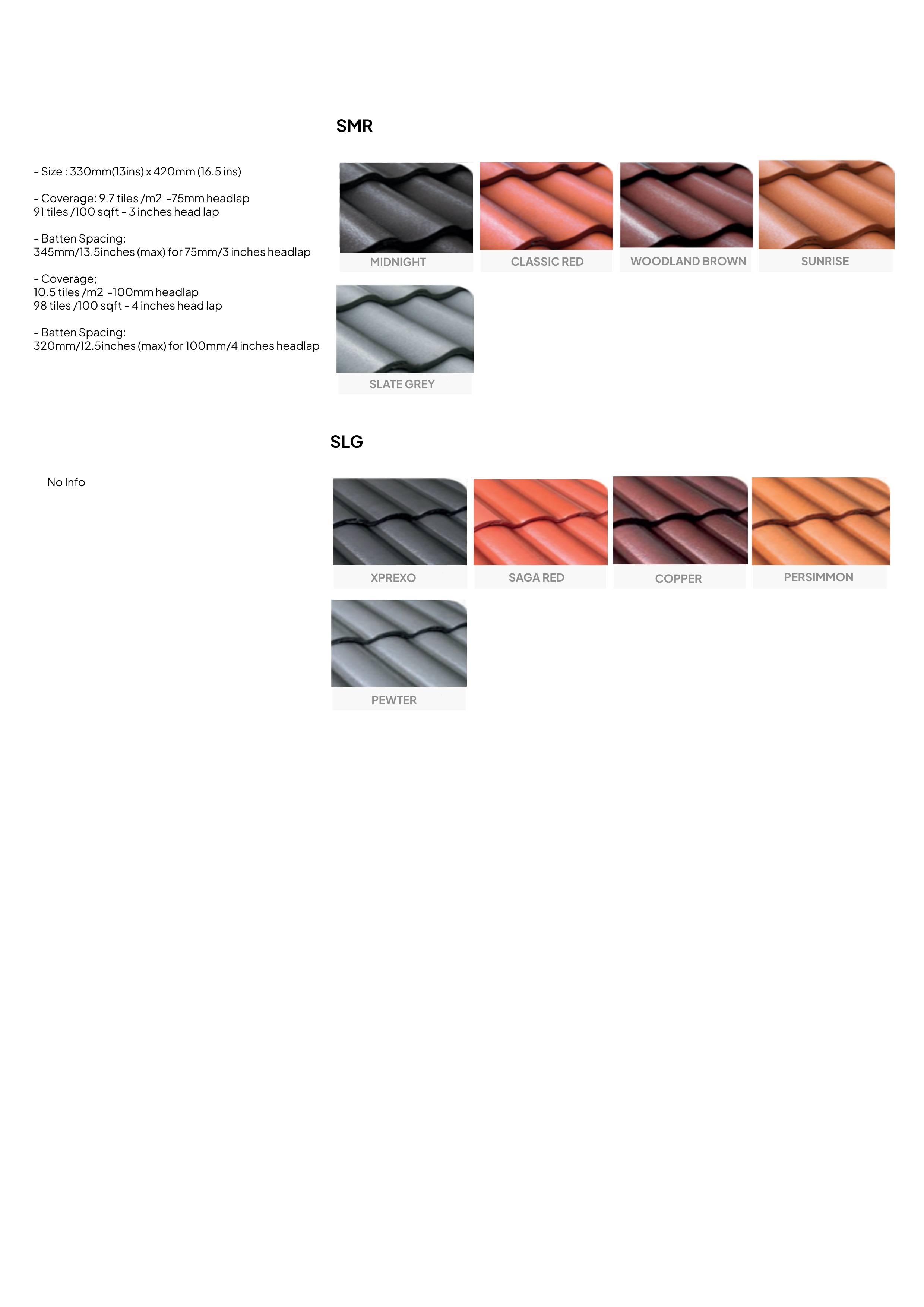 Saga concrete tiles